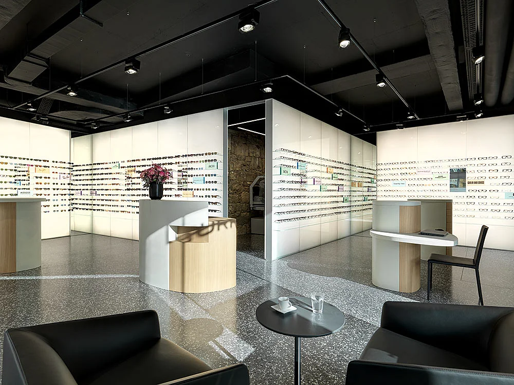 Burri Optik und Kontaktlinsen beim Bellevue in Zürich