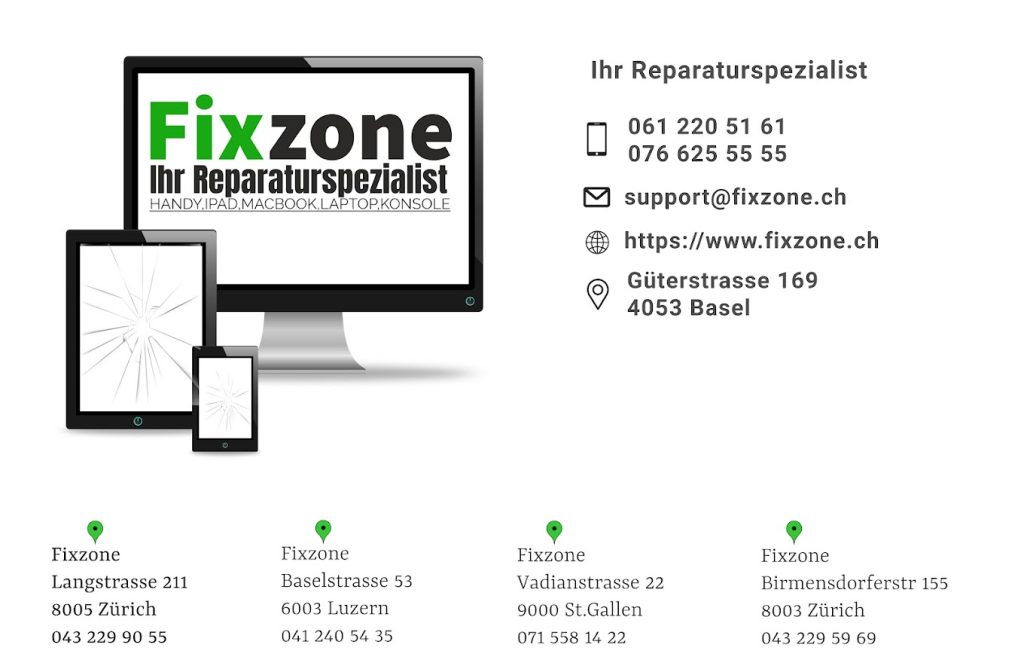 Handyreparatur Fixzone St.Gallen