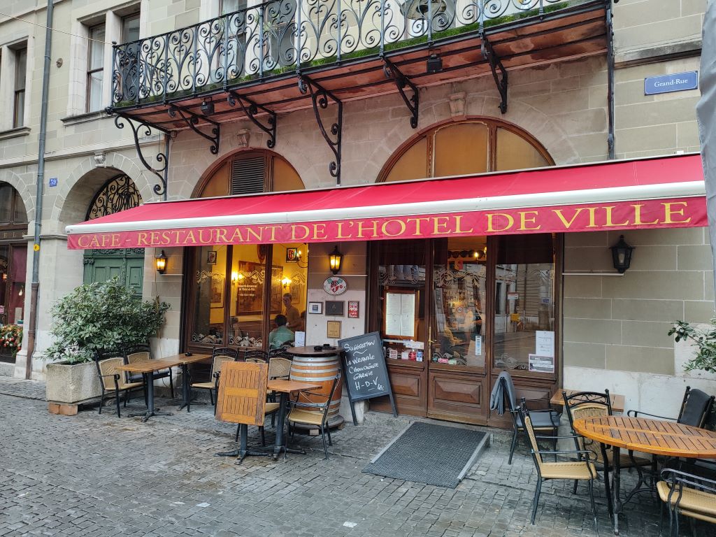 Brasserie – Restaurant de l’Hotel-de-Ville